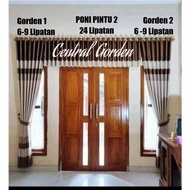 Main Door Curtain Package Butterfly Fighting Model Window Curtains and Door Fringe 1 Set Not Includi