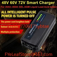 48V 60V 72V 80V 84V 96V smart Charger 12Ah 20Ah 30Ah 35Ah 40Ah 50Ah 60Ah  dry liquid water lead acid