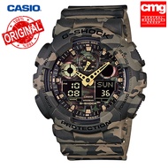 นาฬิกาคาซิโอของแท้G-SHOCKรุ่นGA-100CM-5Aนาฬิกาเหมาะสำหรับทุกวัยนาฬิกาแท้100%