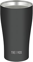 Thermos JDY-341C MTBK Vacuum Insulated Tumbler, 11.5 fl oz (340 ml), Matte Black, Dishwasher Safe, V