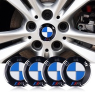 4pcs 56mm Hub Cap Car Rim Wheel Center BMW M Logo Badge Emblem Parts