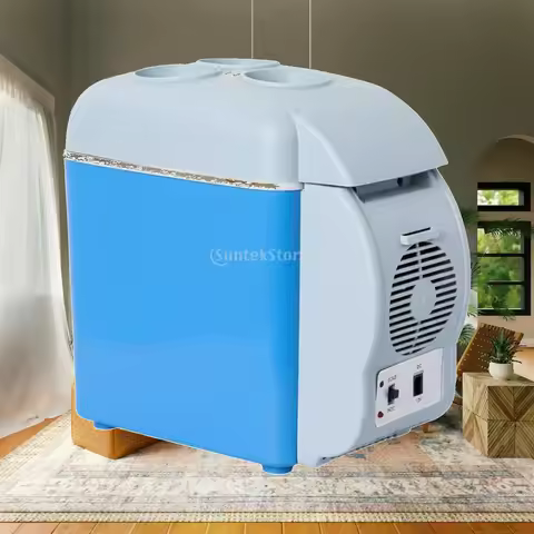 12V Portable Car Fridge Mini Refrigerator Small Beverage Cooler Fridge for Outdoor Camping Home Offi