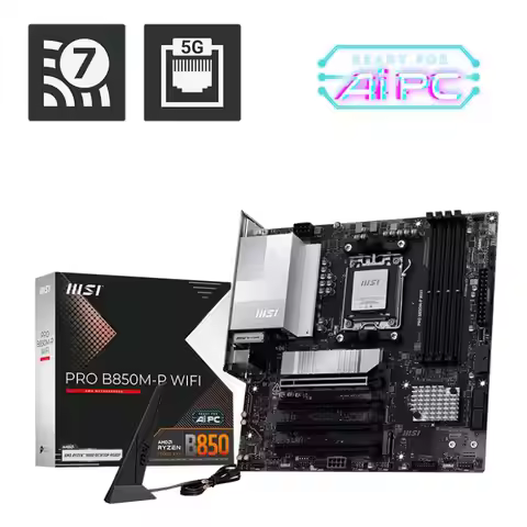 MSI PRO B850M-P WIFI AMD B850 Zócalo AM5 micro ATX