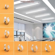 FREEWOODIEGI 5Pcs Spring Terry Clip, Fixing Clips Clamp Holders Lamp Tube Clip,  Base Tool T3/T4/T5/