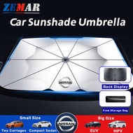 Nissan Car Sunshade Umbrella Car Sun Visor UV protection Car Front Windscreen Cover Sun Shade for Ni