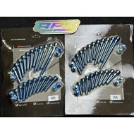 MESIN Engine Crankcase Cover Set Bolt KR150 Ninja RR R Ptitanium Vietnam