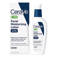 CeraVe PM Facial Moisturizing Lotion | Night Cream Size 89ML.