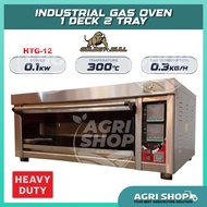 Agrishop Golden Bull HTG-12 (HTG Series) Gas Oven 1 Deck 2 Tray Industrial Heavy Duty