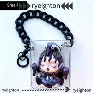 RYEIGHTON Data Cable Storage Box, Transparent Keychain Bags Pop Mart Organizer Box,  Multifunctional