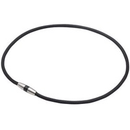 Rakuwa 磁性鈦金屬項鍊 黑色 50 厘米