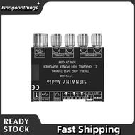 findgoodthings Portable BT Power Amplifier Module Multifunctional 2.1 Channel Amp Board Stereo Subwo