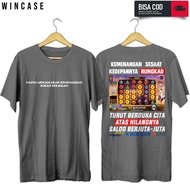 Kaos Terlaris - Kaos Pragmatic Play/Baju Depo Slot/Kaos Hidup Akan Indah 500x Pecah /Pemuda Korban P