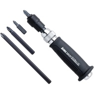 ANEX Impact Driver Mini Type, Drive Angle 6.35mm, Set of 4 Bits No.1903-S Easy operation of stuck sc