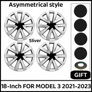I8Inch Hub For Tesla Model 3 2023 Performance Replacement Wheel Cap Automobile Hubcap Full Rim Cover