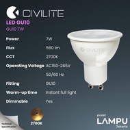 CIVILITE GU10 DIMMABLE LED 7WATT 220V 2700K 7W DIMM