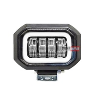 LAMPU TEMBAK DAYMAKER MINI 4 MATA LED OWL UNIVERSAL DAYMAKER MODEL KOTAK WATERPROOF