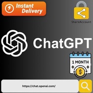 ChatGPT4 Plus Premium SharedAccount Resmi OpenAI 1 bulan