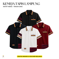 KEMEJA TAPIS LAMPUNG - MENA TENUN UNIK - KEMEJA TAPIS LAMPUNG - KEMEJA PRIA LAMPUNG - KEMEJA KHAS LA