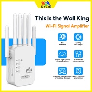 Wireless WiFi Repeater 6-Antennas Internet 2.4G 4G Network Wifi Router Component wifi extender