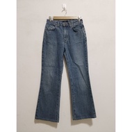 Second-Hand EDWIN SOMETHING Brand Jeans Very Good Fabric Non-Stretch Beautiful Boot cut/Mid-Waist Si