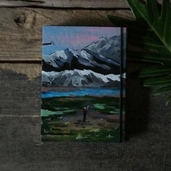 I found my soul.Notebook Painting Handmade notebook Diary 筆記本