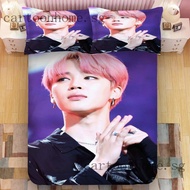 Jimin_BTS-KPOP Fitted Bedsheet pillowcase 3D printed Bed set Single/Super single/queen/king beddings