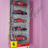 Diecast Hot Wheels Ferrari Gift Pack 5 Ferrari 206 GT Ferrari SF90 Stradale Ferrari 365 GTB4 C Ferra