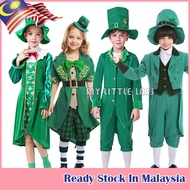 MYLITTLELASS Deluxe Irish Leprechaun St Patricks Ireland Day Wizard of Oz Emerald Fancy Dress Boys G