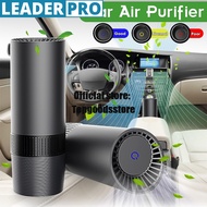 Car Home Air Purifier Mini HEPA Fresh Air Purifier Removes Smoke Odors Dust Night Light Air Cleaner