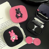 [Hugo Lens] Pink Rabbit Tray - Black Rabbit - Mirror Rabbit Tray