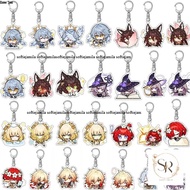 New keychain Honkai: Star Rail Game Herta Aglaea Mydeimos, cute cartoon keychain, jewelry accessory 