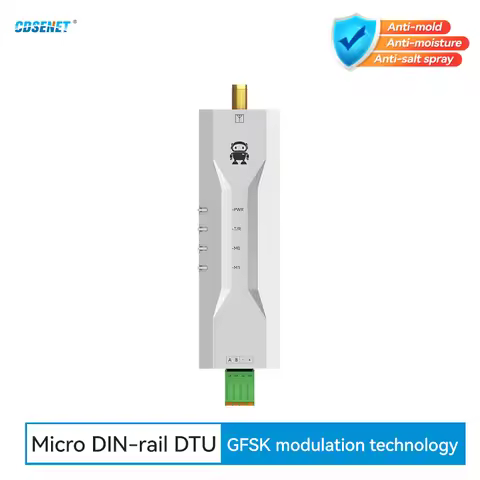 868/915M Lora Mesh Networking Mini Din-Rail Modem RS485 CDSENET EWD95M-900NW22(485) 22dbm 2.5KM Auto