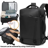 45L Men's Expandable Vacuum Compression Travel Backpack, Laptop Backpack, Business Waterproof Anti-t