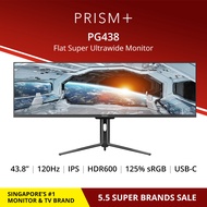 PRISM+ PG438 120Hz 1ms HDR600 Super Ultrawide DFHD 32:9 [3840 x 1080] Adaptive-sync Gaming Monitor