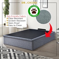 OrthoCoil 12"/14"/16" Depth Storage Bed Base Pet Friendly Scratch-Resistant W/ Mattress