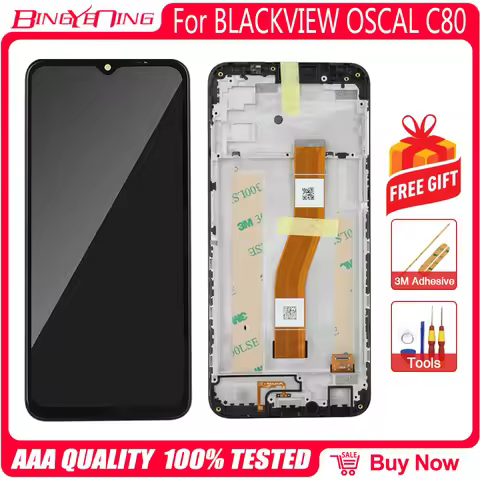 100% Original Blackview OSCAL C60 C80 A96 LCD Display + Touch Screen Digitizer Assembly + Tools