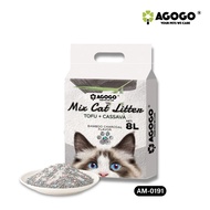 AGOGO PASIR KUCING TOFU + CASSAVA CAT LITTER 8L