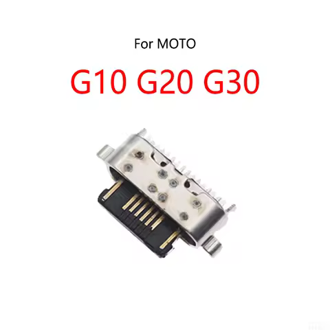10PCS/Lot For Motorola MOTO G10 G20 G30 / One Power P30 Note XT1942-1 USB Charging Dock Charge Socke