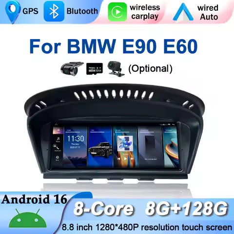 Wireless CarPlay For BMW 5 Series E60 E61 E62 E63 BMW 3 Series E90 E91 E92 E92 E93 CCC-CIC Car Multi