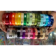 Satin ribbon 1⁄4 small satin ribbon color ribbon