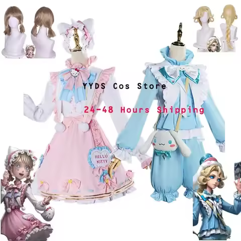 Game Identity V Lisa Beck Emma Woods Joseph Desaulniers Anime Cosplay Costume Gardener Lolita Dress 