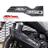 สติกเกอร์ตกแต่งรถจักรยานยนต์สำหรับฮอนด้า ADV350 ADV 350 2022 2023 3D สติกเกอร์ท่อไอเสียสติกเกอร์ป้อง