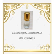 ORIGINAL MINYAK WANGI KASTURI PUTIH MAKKAH/SANDAL ROSE HOLY MAKKAH
