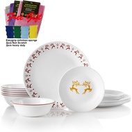 Corelle Dinnerware Set, Dancer &amp; Prancer, 18-Piece