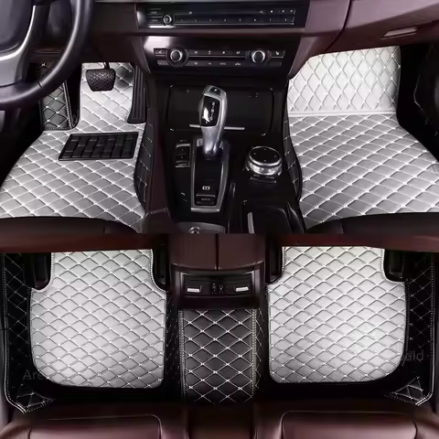 5D leather waterproof Custom Car Floor Mats For Nissan Patrol Y61 Y62 Y63 Armada Auto Carpets Foot C