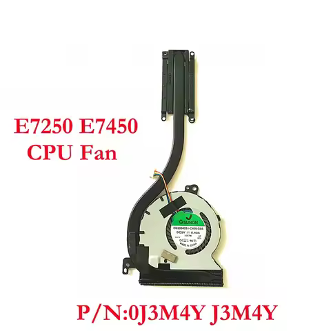 Laptop CPU Cooler Cooling Fan for Dell Latitude E7450 E7250 Integrated 0J3M4Y J3M4Y