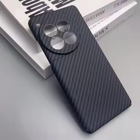 Case For Oneplus 13 12 11 ACE3 ACE2 Pro ACE 3V 2V PC Carbon Fiber Texture Pattern Matte Hard Cover S