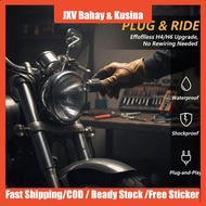 <JXV> Universal Motorcycle H4/BA20D LED Hard Light, Ultra-Long Illumination