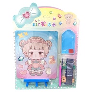 Sticker Diamond DIY Karakter 1 Set Lengkap Diamond Painting Mainan Anak Sanrio Edition Sticker Lukis