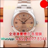 Rolex 勞力士14000M 空霸系列，34mm，鮭魚盤面 K字頭